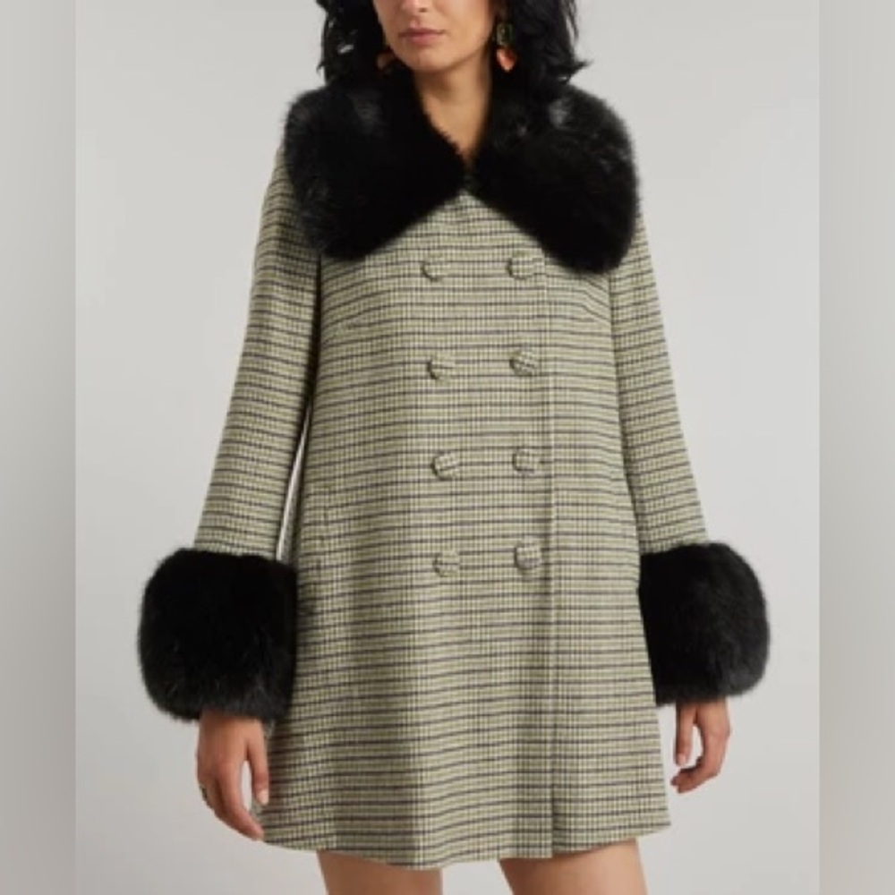 ISO - not selling! Shrimps Aurelia houndstooth coat S M L